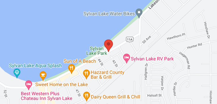 map of 4219 Lakeshore Drive